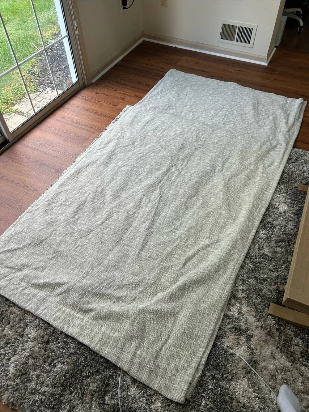 Set of West Elm Textured Blackout Curtains 100% cotton 48 in x 96 in